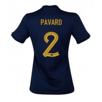 Frankrike Benjamin Pavard #2 Fotballklær Hjemmedrakt Dame VM 2022 Kortermet